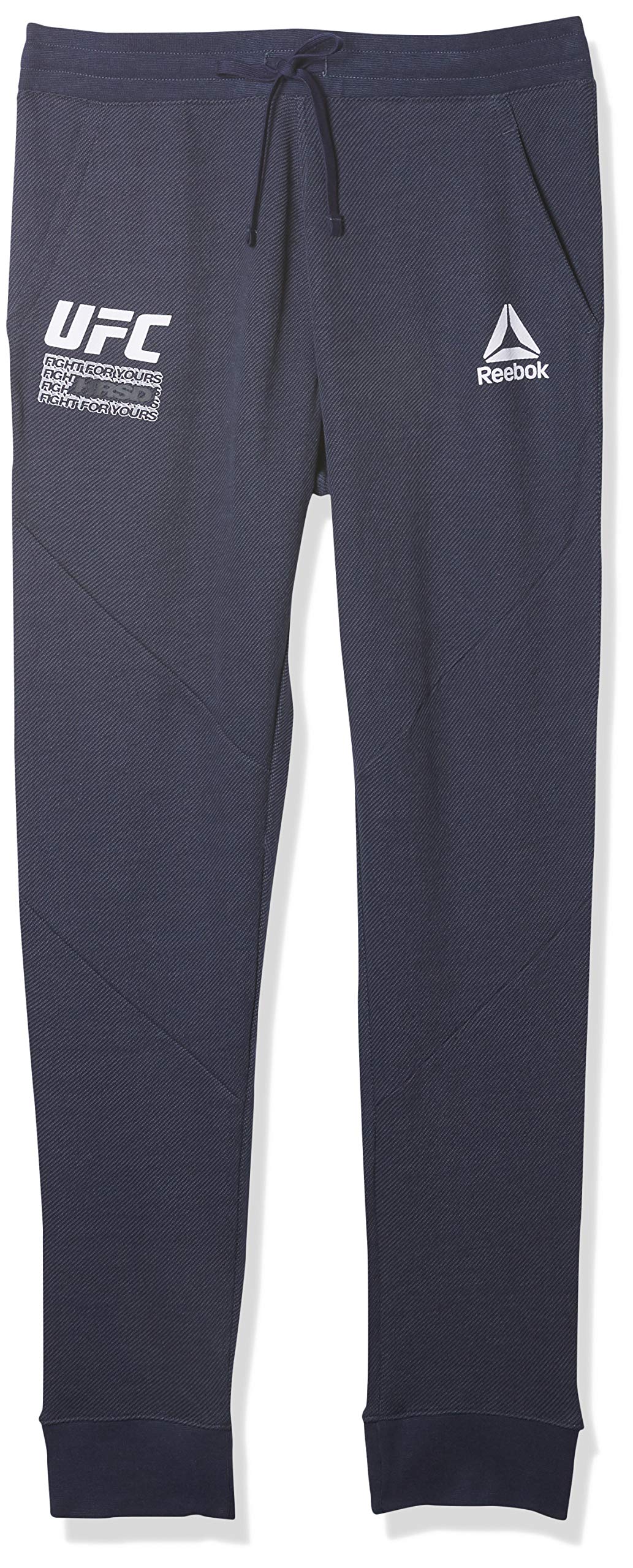 Reebok Men's UFC Fan Gear Fight Week Jogger Pants - Comfortable Training & Casual Wear for MMA Fans & Gym Workouts
