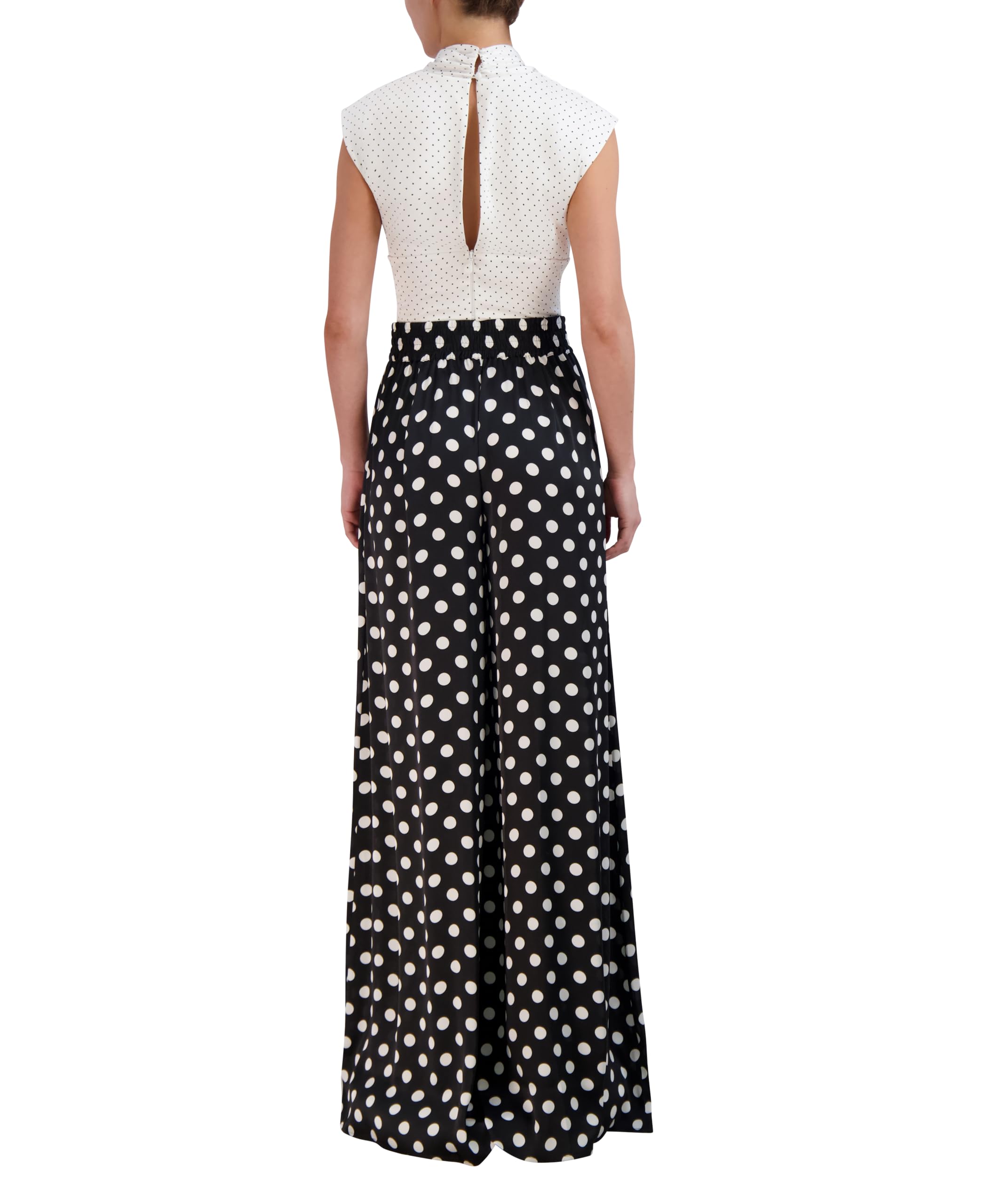 BCBGMAXAZRIA Women's Satin Wide Leg Pants for Work & Evening