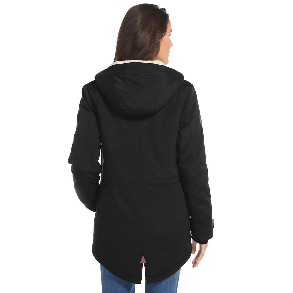 Free Country Women's Cascade Canvas Long Anorak Jacket - Waterproof Windbreaker for Hiking, Camping & Outdoor Adventures