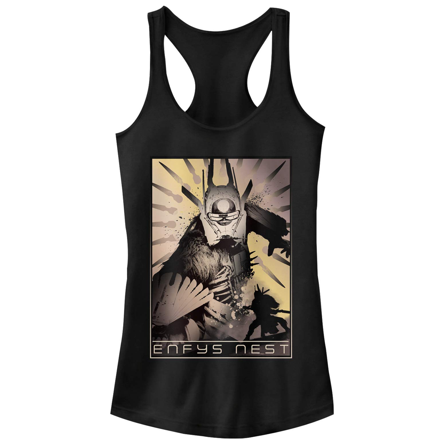 Star Wars Enfys Nest Racerback Tank Top for Women - Junior's Solo Movie Inspired Apparel - Perfect for Cosplay, Conventions & Everyday Wear