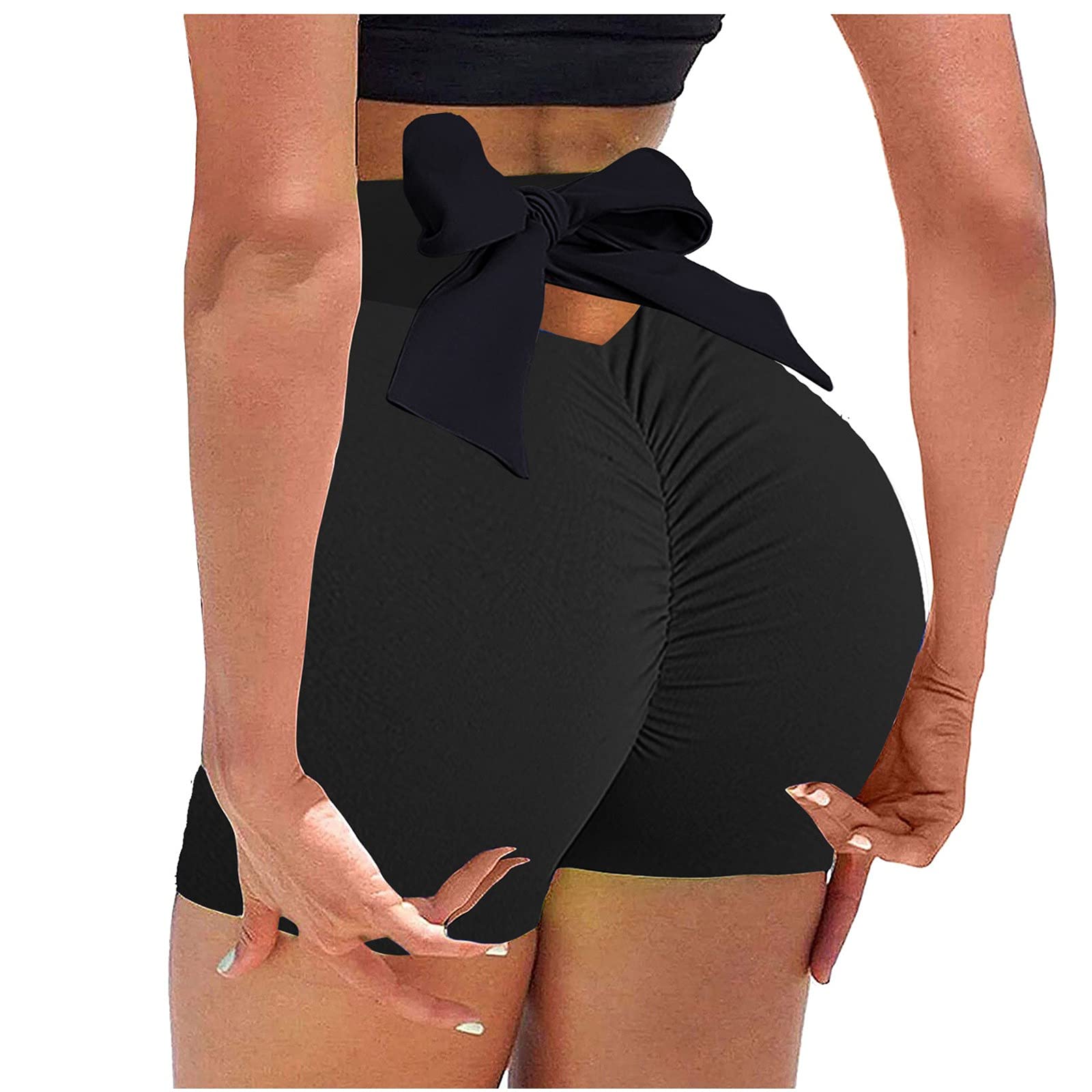 Women's High Waisted Yoga Shorts - Butt Lifting Scrunch Workout Shorts for Running, Gym & Fitness | Moisture Wicking & Stretchy Activewear for Women | Perfect for Yoga, Pilates & Home Workouts