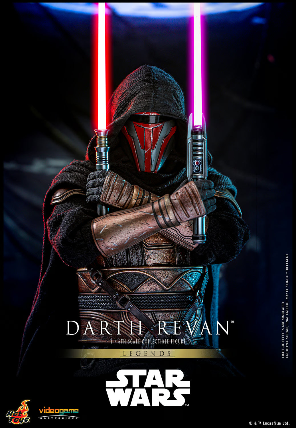 Star Wars Darth Revan 1/6 Scale Collectible Action Figure - Knights of the Old Republic Hot Toys - Perfect for Display & Star Wars Fans Collection