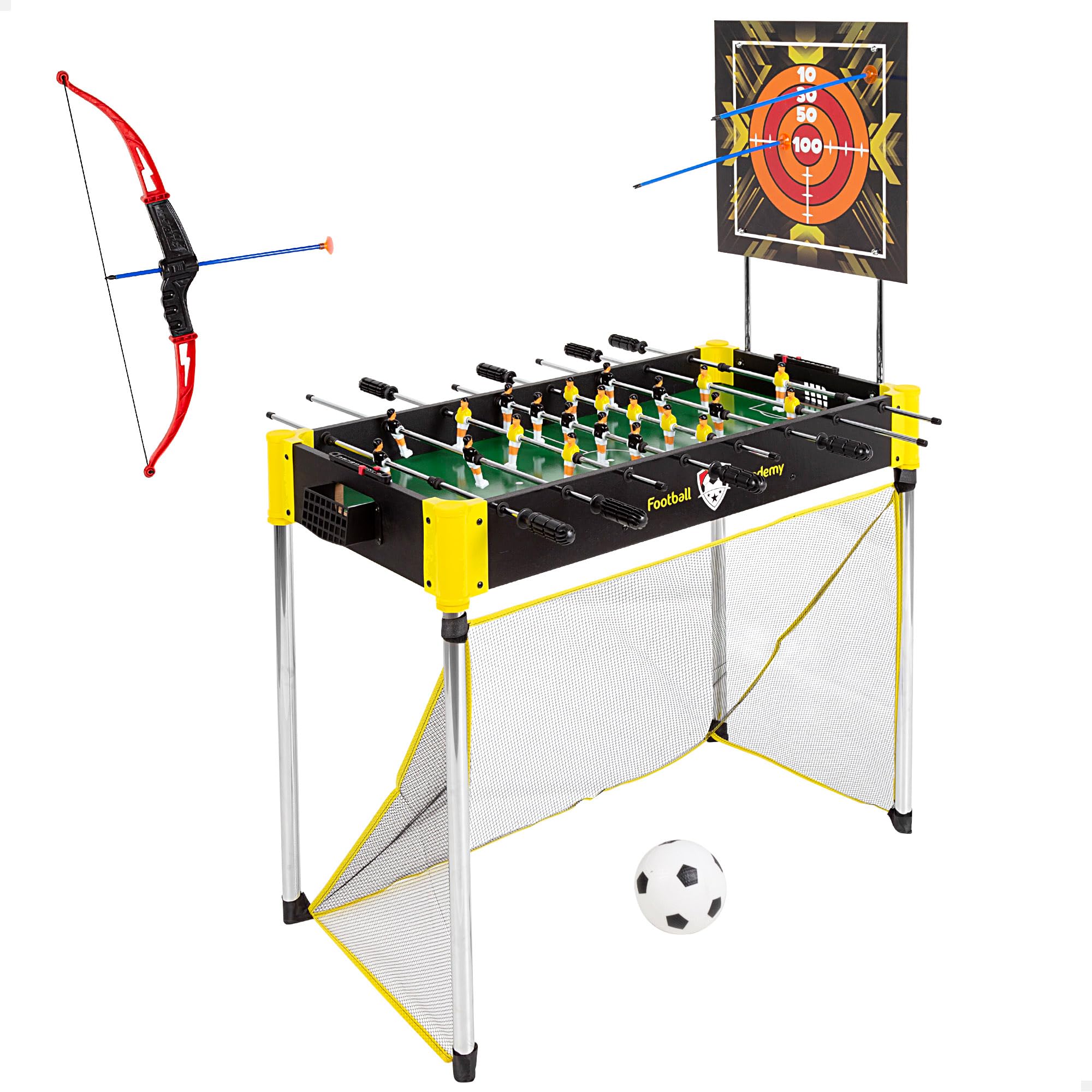 COLORBABY CB Games - Multi-Game Table for Kids & Teens | Unisex Youth Board Game Set for Family Fun, Indoor & Outdoor Play