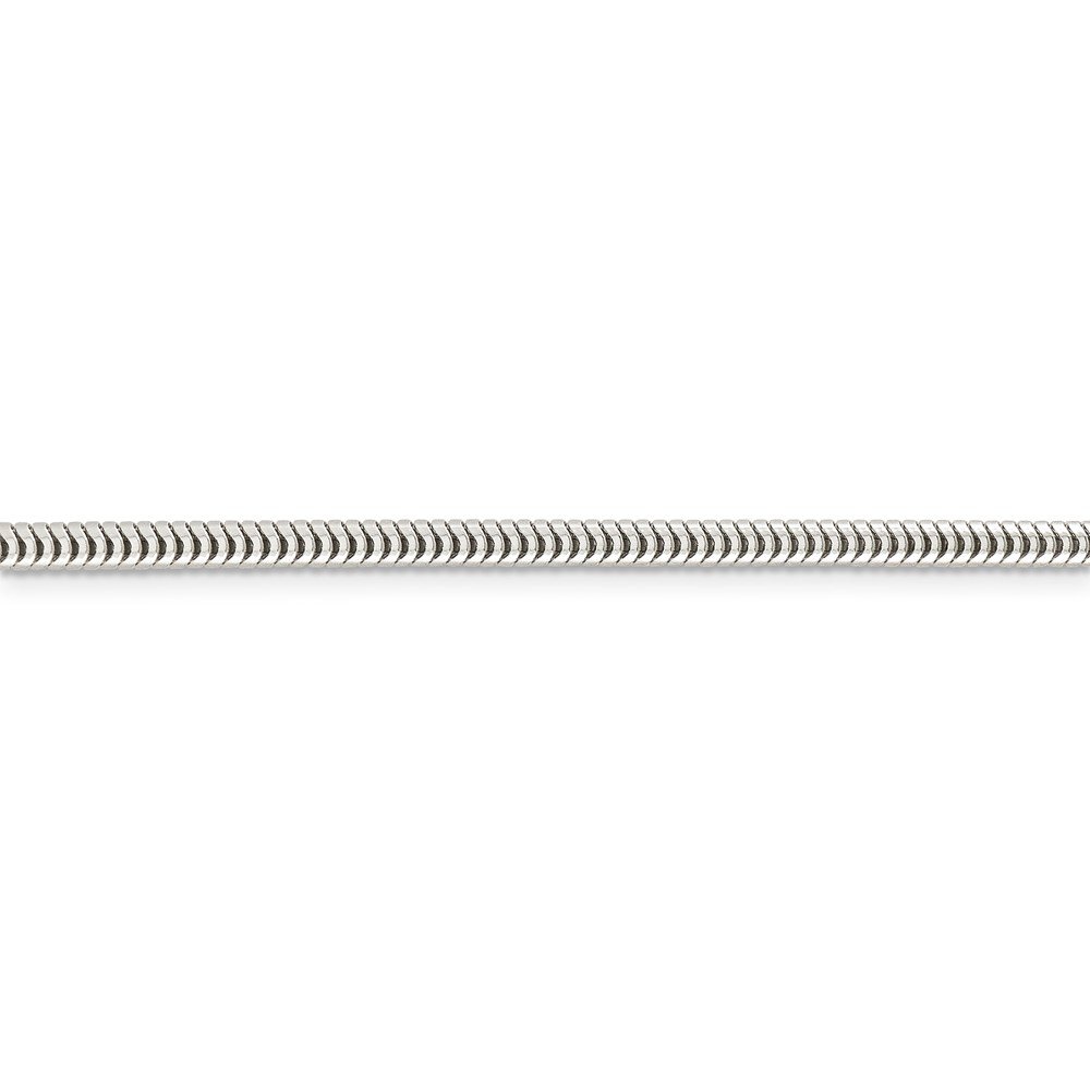 Solid 925 Sterling Silver 3.00mm Round Snake Chain Necklace with Secure Lobster Clasp - Elegant Jewelry for Women, Perfect for Daily Wear, Gifts & Special Occasions