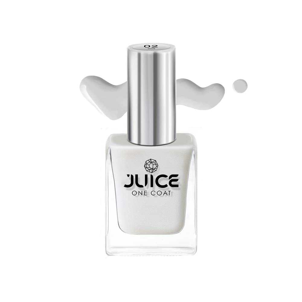 JUICE Quick-Dry Long-Lasting Nail Polish Combo Set - Chip Resistant, High Gloss Gel Finish with F&D Approved Colors (3-in-1 Kit with Polish & Remover) - Perfect for Salon, Home Manicures & Special Occasions