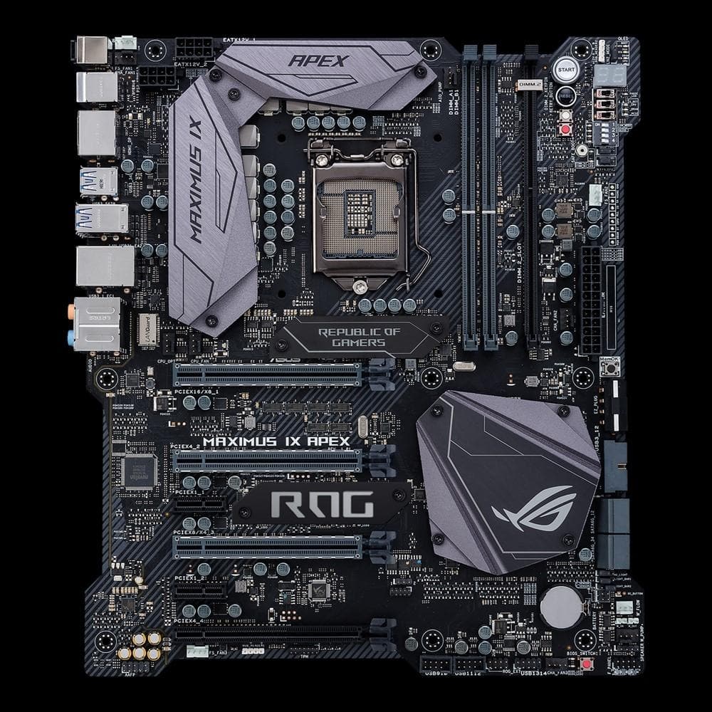 ASUS ROG MAXIMUS IX APEX Z270 Gaming Motherboard - Intel LGA 1151 Socket, DDR4 RAM, RGB Lighting (3-Year Warranty) | Perfect for High-Performance PC Builds & eSports Gaming