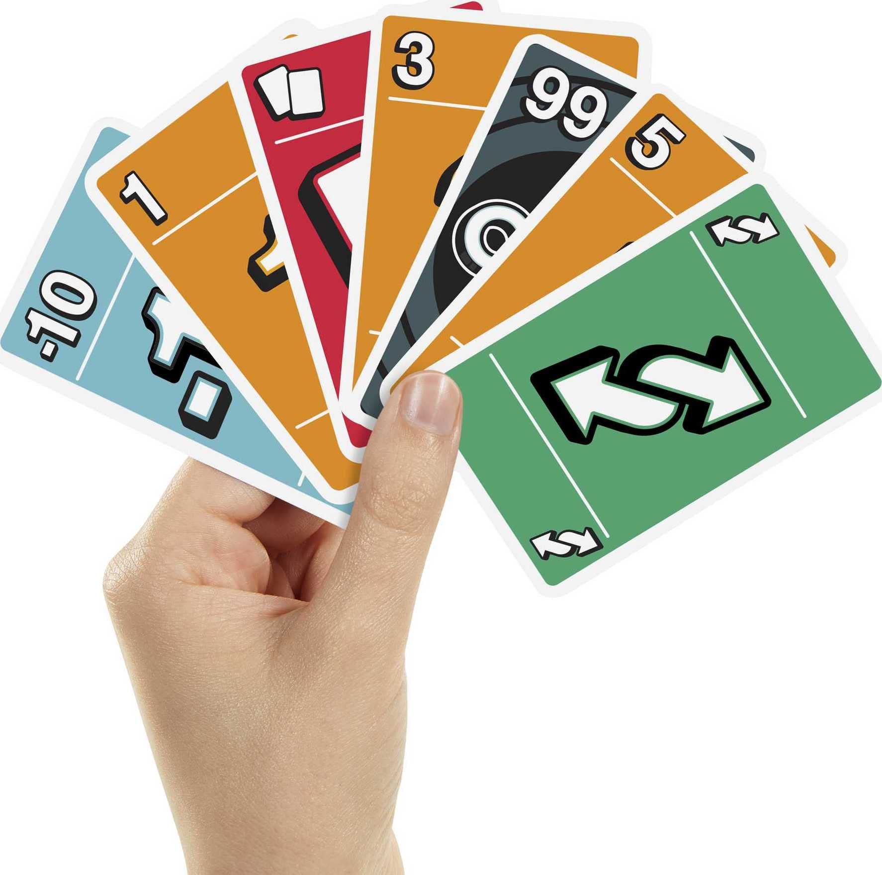 Mattel Games Set of 3 Classic Card Games - UNO, Phase 10 & ONO 99 - Family Travel Games for Kids & Adults with Storage Tin Box (Amazon Exclusive) | Perfect for Family Game Night, Road Trips & Parties