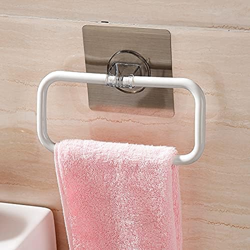 HEXAHOME Heavy Duty Plastic Towel Rack - Wall Mounted Bathroom Towel Holder with Rustproof Finish for Kitchen & Bathroom Organization | Perfect for Small Spaces, Apartments, and RV Bathrooms