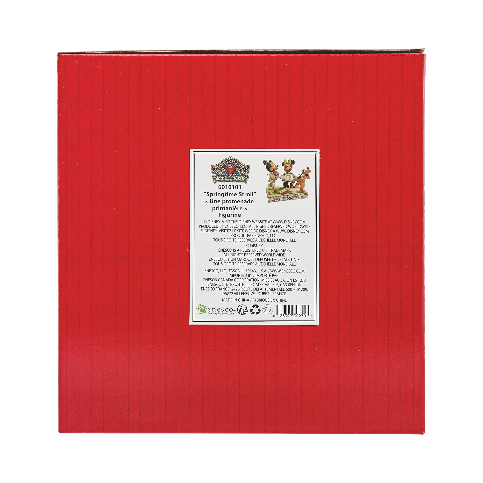 White Woodland Mickey & Minnie Christmas Ornaments - Holiday Decor for Tree, Home, and Party Decorations