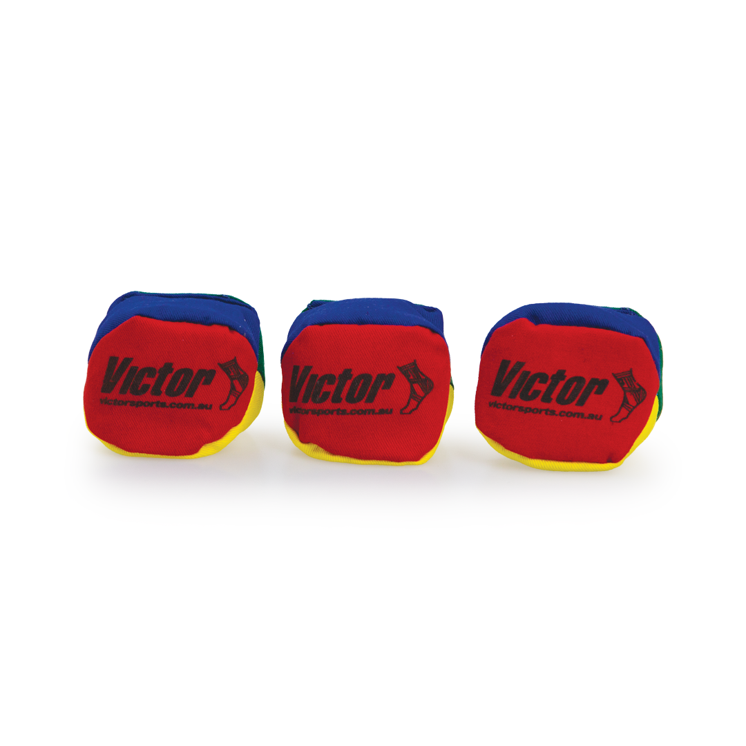 Victor Professional Juggling Balls Set of 3 - Premium Bean Bag Juggling Balls for Beginners & Experts - Perfect for Circus Training, Performance, and Stress Relief