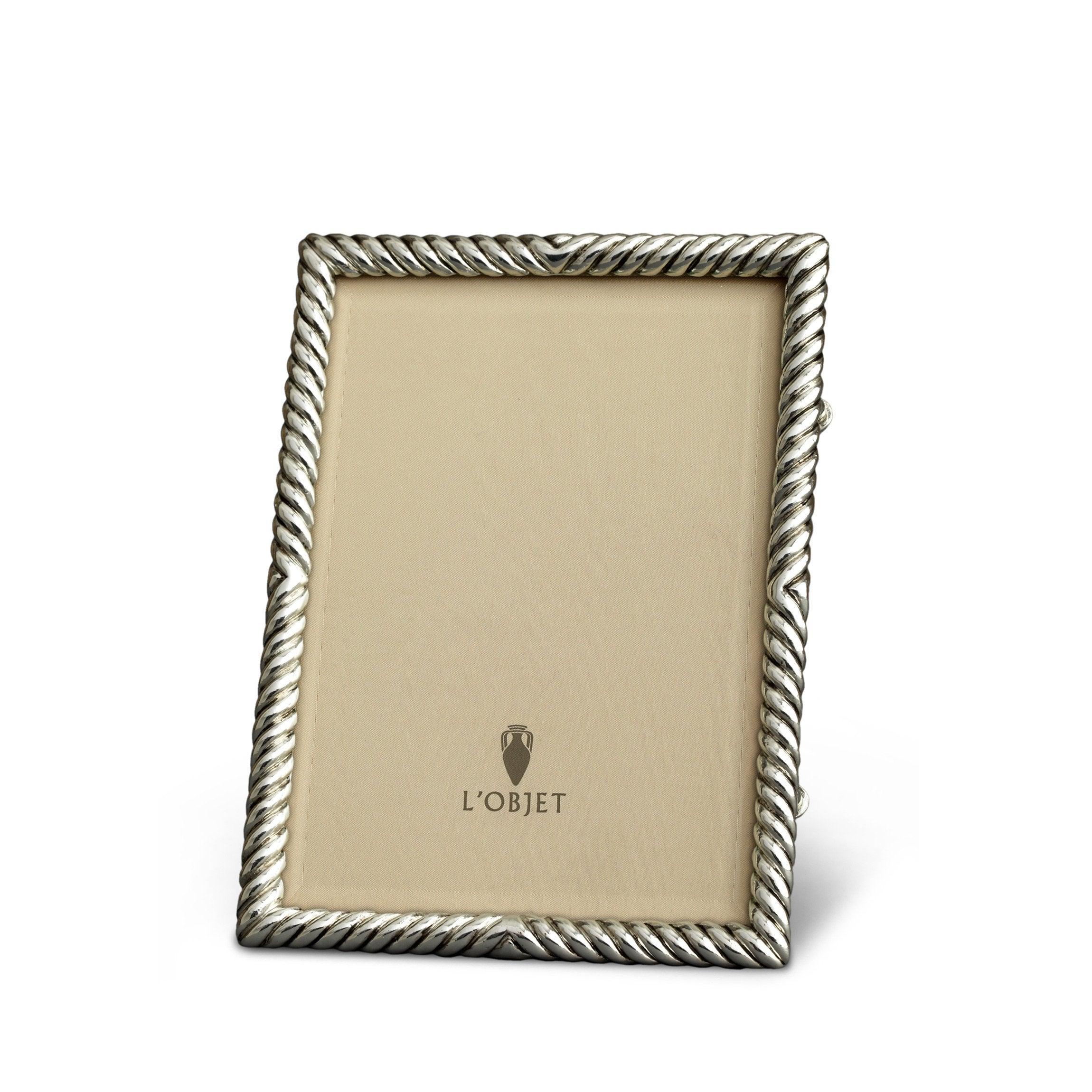 Deco Twist Frame Platinum - Elegant Photo Frame for Home & Office Decor | Perfect for Wall Display, Tabletop, and Gift Giving