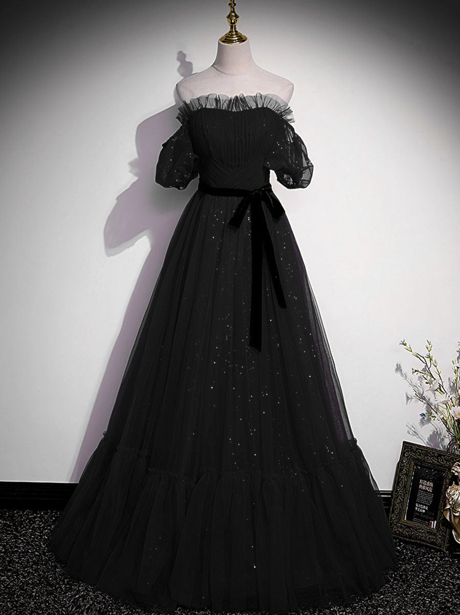 Elegant Burgundy Tulle A-Line Long Prom Dress for Women | Formal Evening Gown for Homecoming, Wedding Guest, and Special Occasions