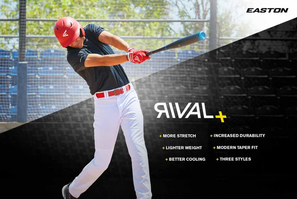 Easton Boys' Piped Baseball Pants - Youth Athletic Pants for Baseball & Softball - Comfortable & Durable for Training & Games