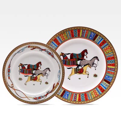 Premium 16-Piece Bone China Dinnerware Set for 4 - Includes 4 Dinner Plates (10.5