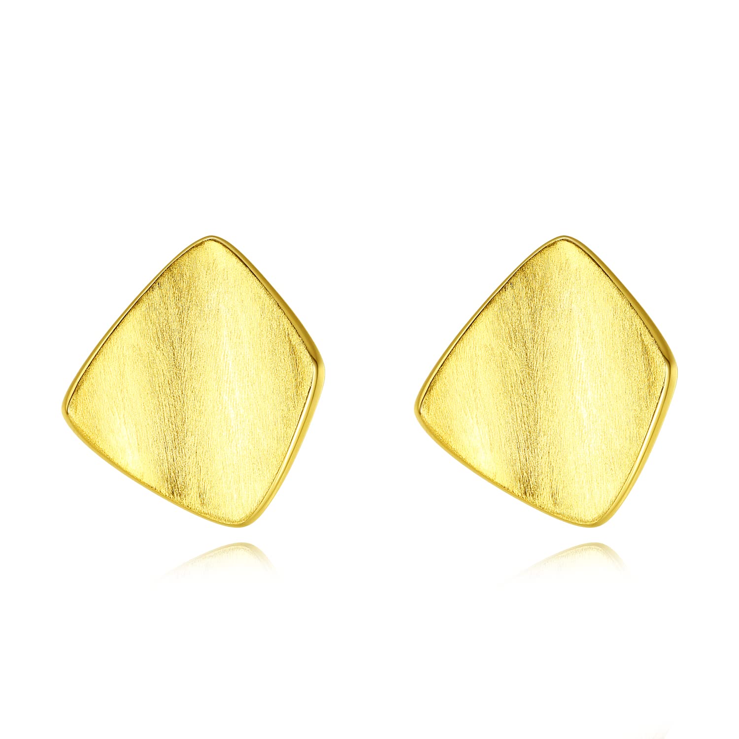 Geometric Stud Earrings for Women - Sterling Silver Irregular Vintage Jewelry Gifts - Perfect for Casual Wear, Parties & Special Occasions