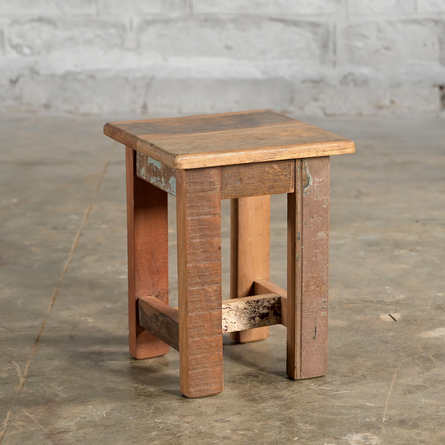 Premium Naira Teak Wood Stool - Handcrafted Solid Teak Stool for Home, Patio, or Garden - Durable & Stylish Outdoor & Indoor Seating Furniture