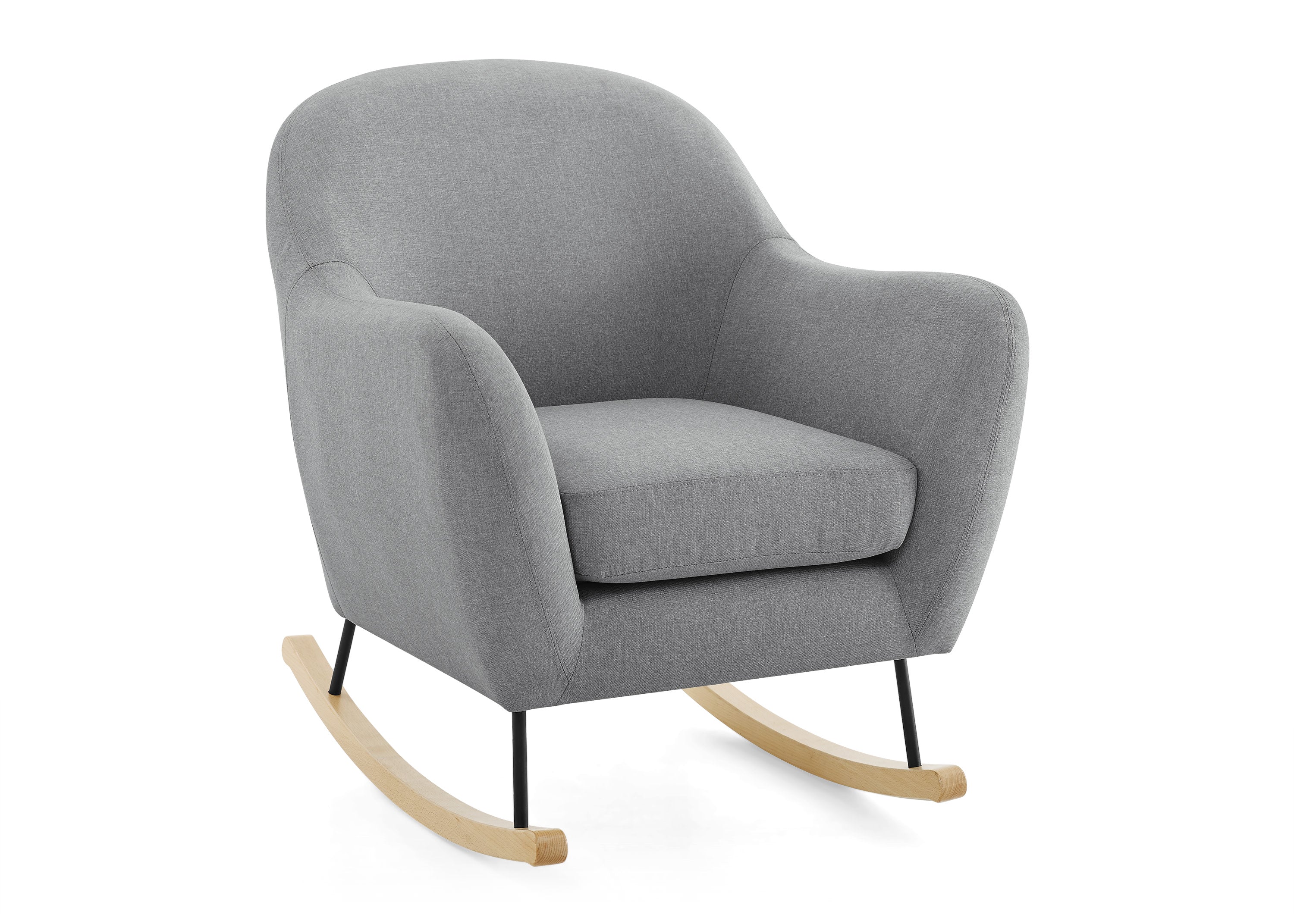 Premium Finch Rocking Chair - Solid Wood Nursery Rocker with Ergonomic Design - Perfect for Baby Nurseries, Living Rooms & Outdoor Porches
