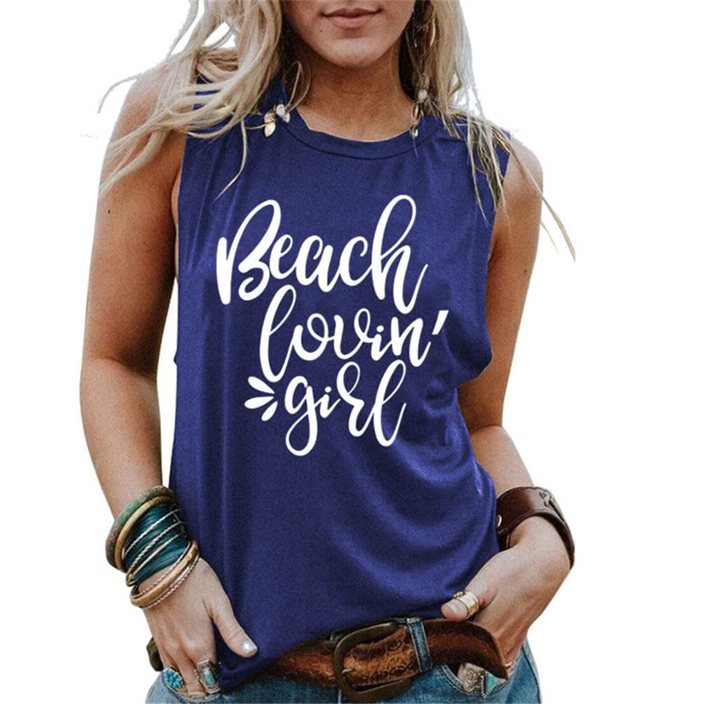 KOOKLIVE Women's Summer Tank Tops - Loose Fit Casual Cami Shirts for Beach Vacation & Outdoor Activities | Breathable Comfort Tee for Yoga, Travel & Daily Wear
