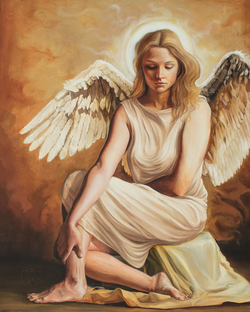 Angel of Redemption - Gothic Home Decor Statue for Halloween & Dark Aesthetic Interior Design | Perfect for Gothic Altars, Witchcraft Supplies, and Dark Academia Themed Rooms