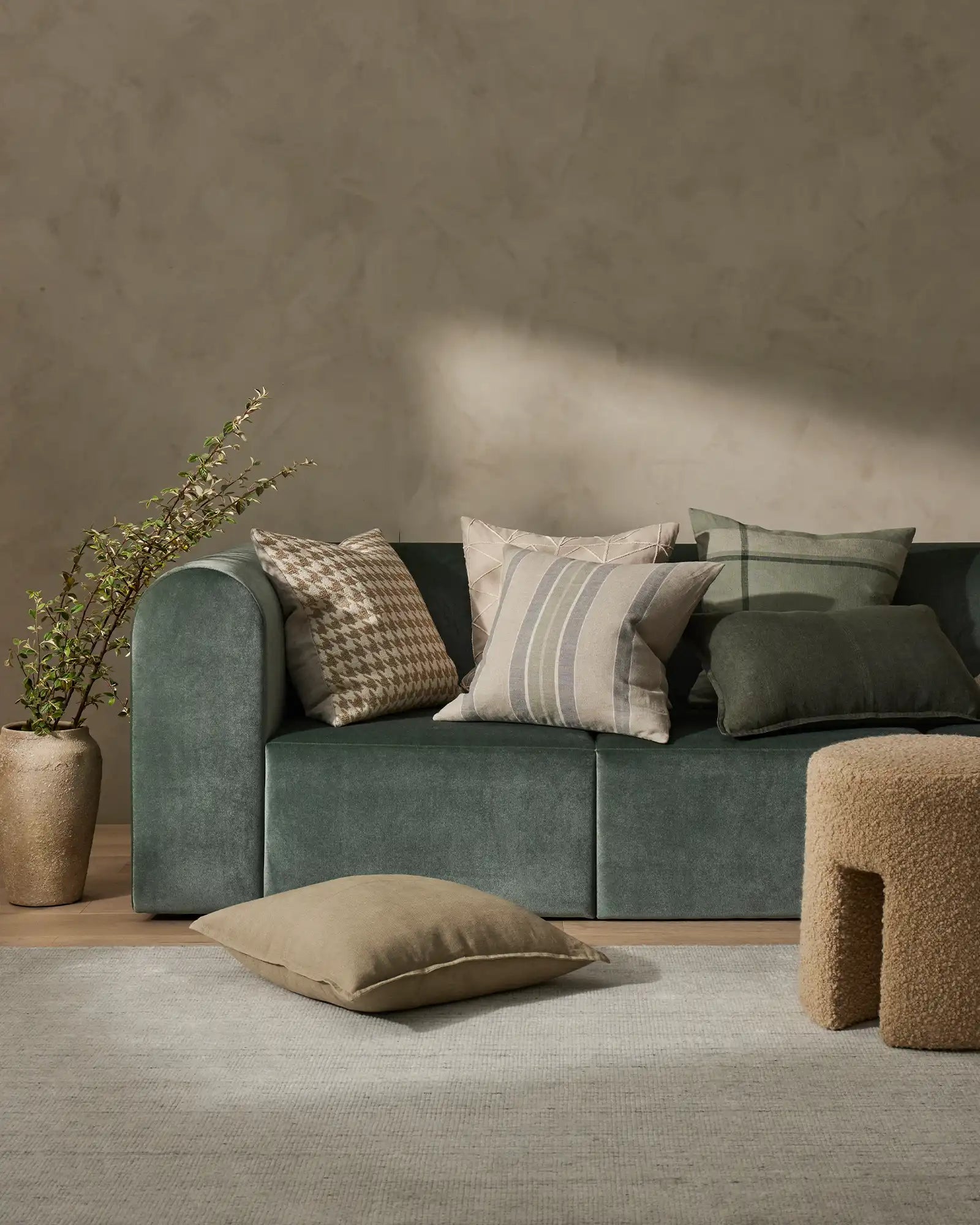 Premium Franco Cushion in Sage Green - Soft & Supportive Seat Cushion for Office Chairs, Sofas, and Home Decor - Perfect for Living Rooms, Bedrooms, and Workspaces