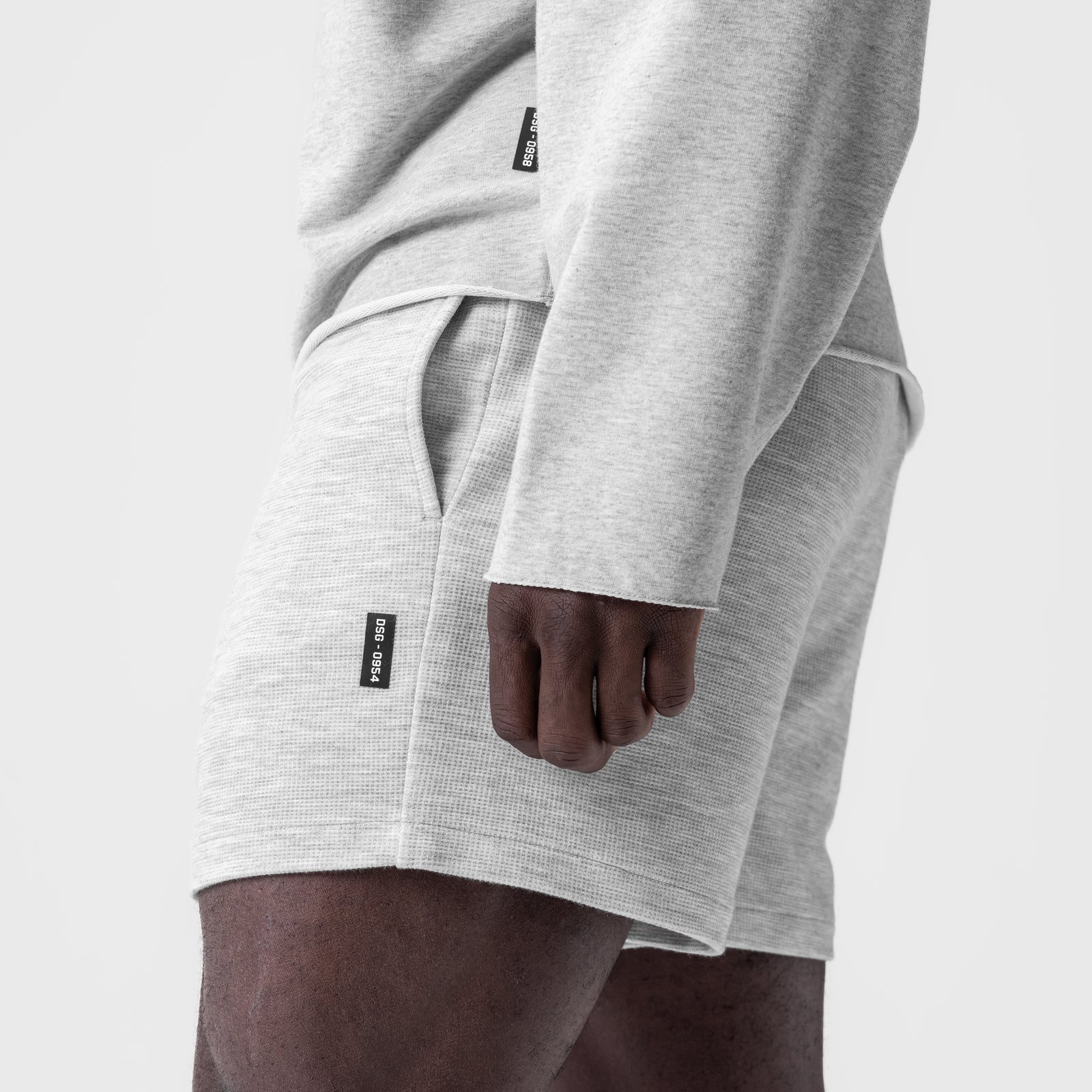 Waffle Knit Sweat Shorts for Men & Women - Heather Grey | Comfortable Lounge & Sleepwear for Relaxing at Home