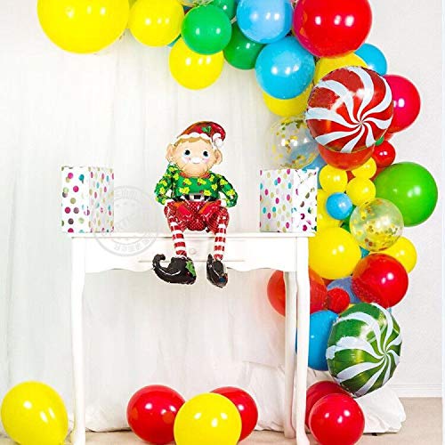 90 Pack Candy Balloon Garland Arch Kit - Sweet Candy Lollipop Balloons for Candyland Birthday Party, Baby Shower & Christmas Decorations | Perfect for Indoor/Outdoor Themed Celebrations and Photo Backdrops
