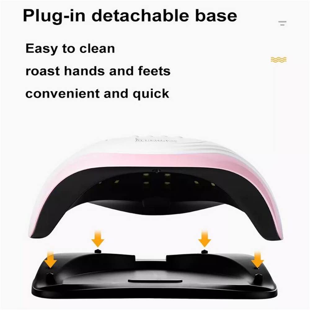 168W UV LED Nail Dryer Lamp - Fast Drying Nail Polish Gel Curing Light for Professional & Home Manicures | Portable Phototherapy Machine for Nail Art, Acrylics & Gel Extensions | Perfect for Salons, DIY Nails & Gift Giving