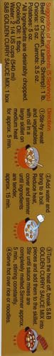 S&B Golden Curry Sauce Mix - Hot & Spicy Japanese Curry (3.2 oz) - Perfect for Rice, Noodles & Home Cooking