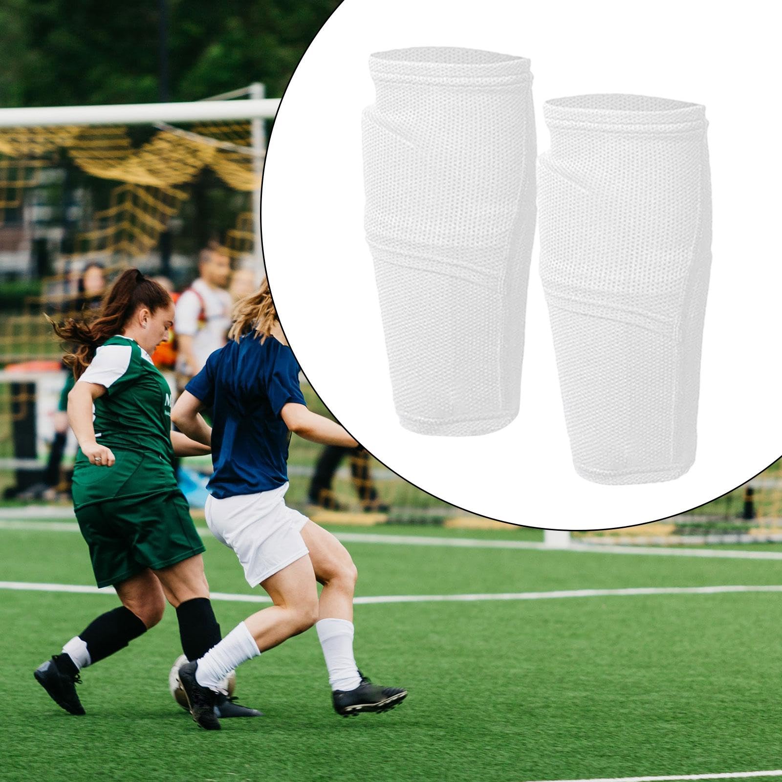 BNF® Soccer Shin Guard Socks - Breathable Shin Support for Running, Cycling & Sports - Perfect for Soccer Players & Athletes - Ideal for Training, Matches & Outdoor Activities