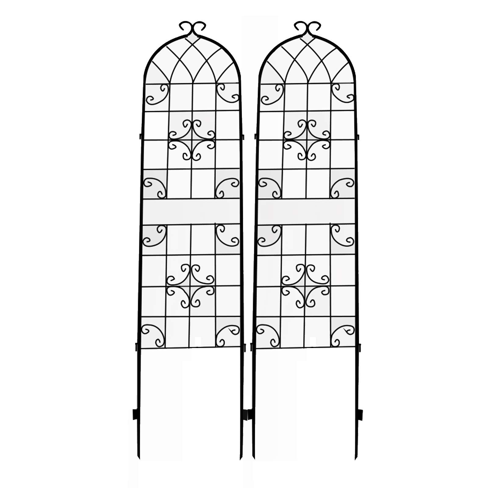 Trellis Plant Support Frame - Climbing DIY Flower Vines Stand for Garden, Patio & Pots | Sturdy Freestanding Structure for Cucumbers, Clematis & Vegetables | Perfect for Outdoor Gardens, Balconies & Indoor Plant Displays