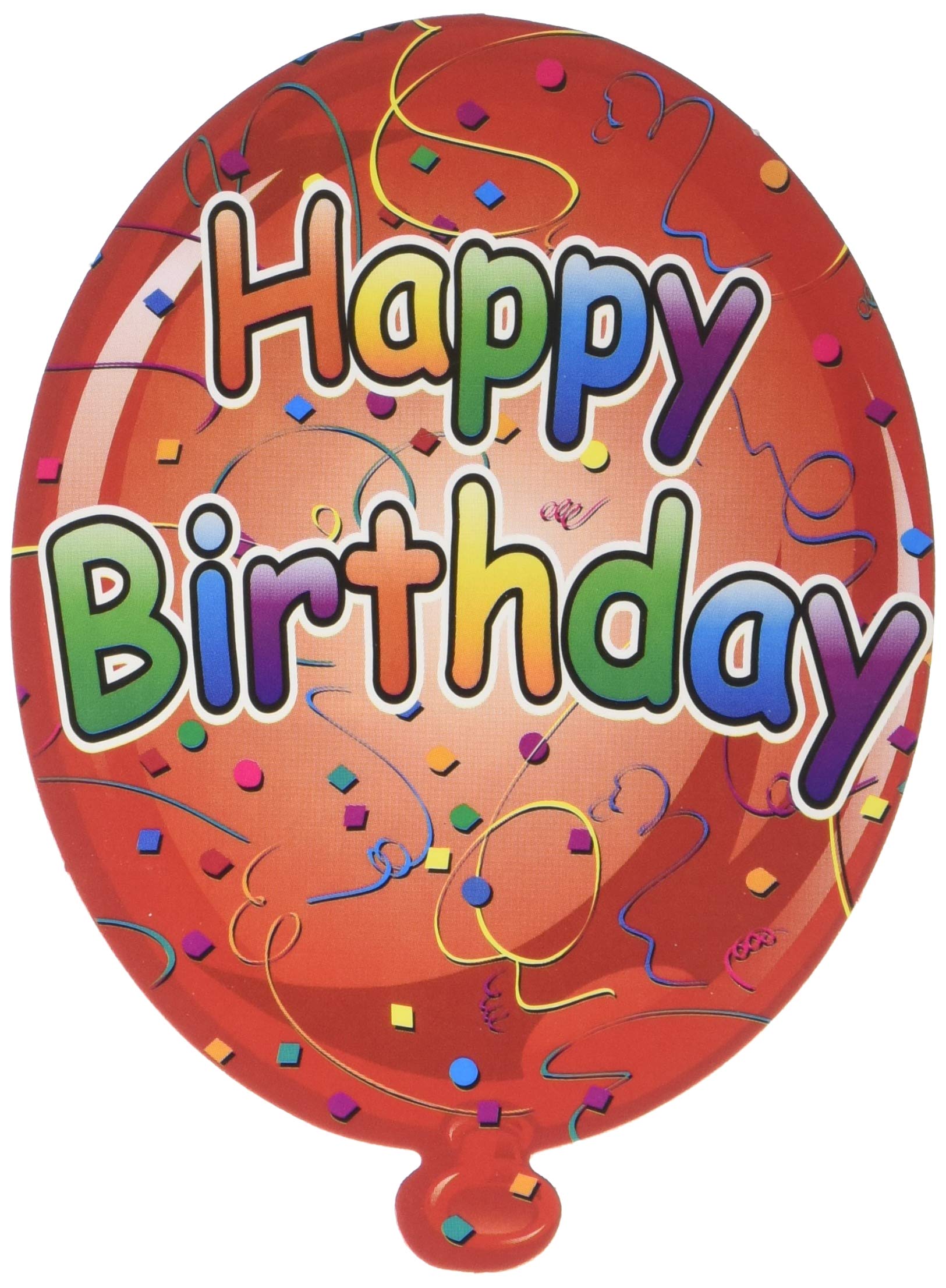 Beistle Mini Happy Birthday Cutouts - Colorful Party Decorations for Birthdays, Baby Showers & Celebrations - Perfect for Cake Toppers, Photo Backdrops & Wall Decor
