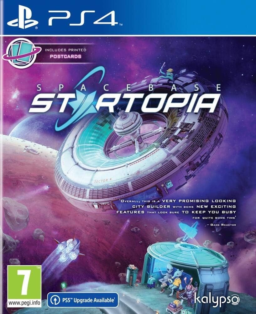 Spacebase Startopia - PlayStation 4 Game | Sci-Fi Space Colony Simulation | Build & Manage Your Own Space Station | Perfect for Strategy & Simulation Fans