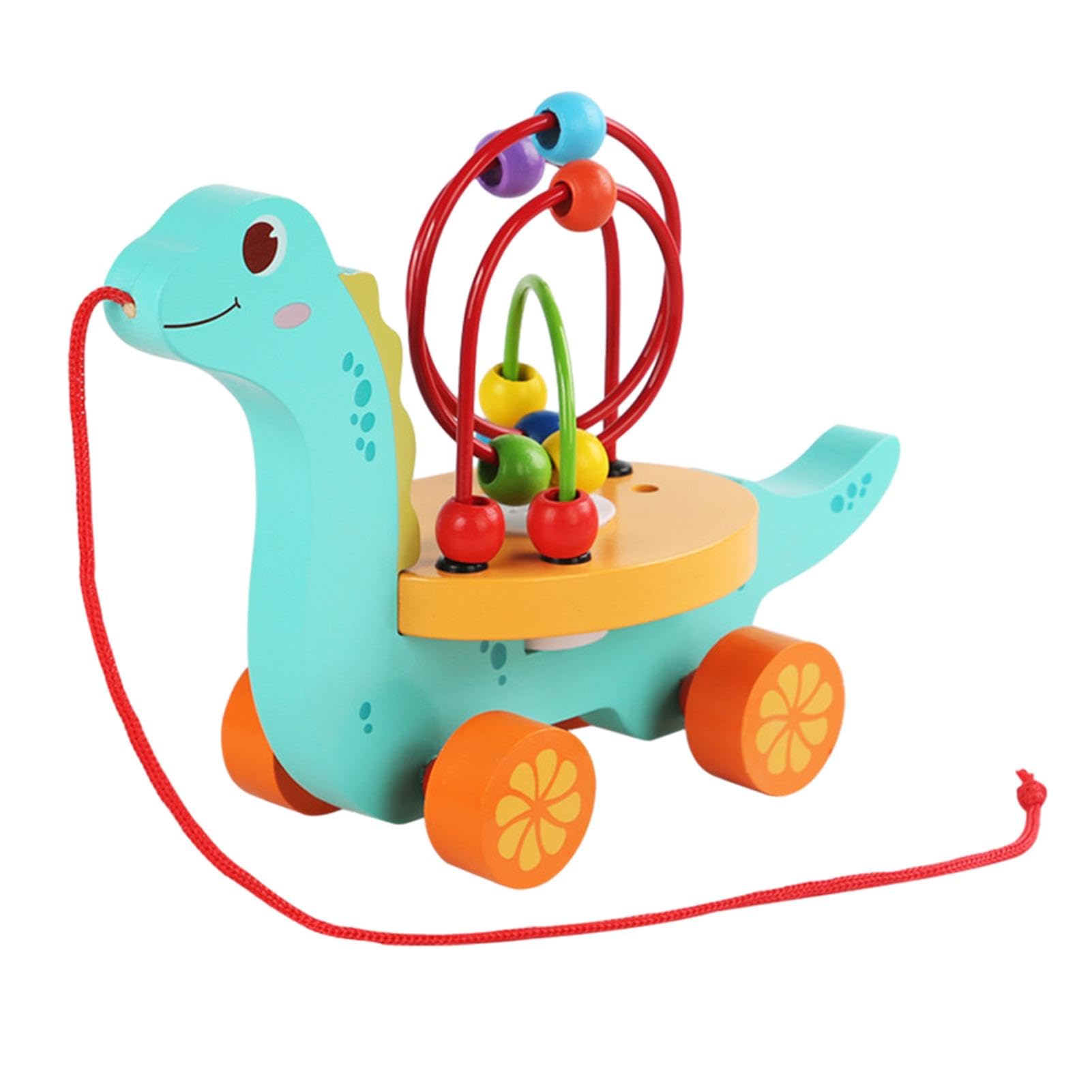 Bead Maze for Kids - Musical Animal Roller Coaster Toy with Lights & Sounds | Battery Powered Educational Toy for Toddlers 1-3 Years | Perfect for Home, Kindergarten & Nursery Classrooms | Fun Learning Activity for Fine Motor Skills Development