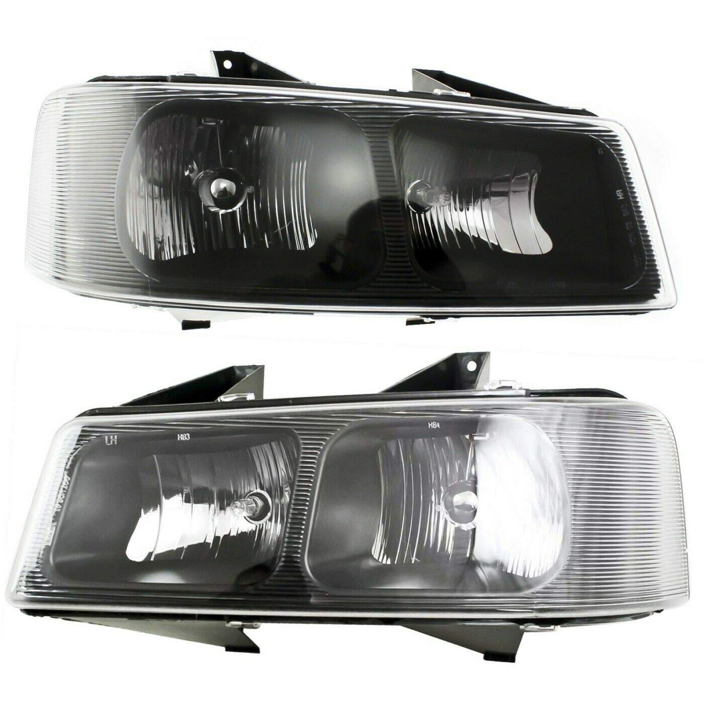 ZXZ Headlights Headlamps Pair Set of 2 - Left & Right Compatible with Chevy Express & GMC Savana Van | Perfect for Night Driving & Off-Road Adventures