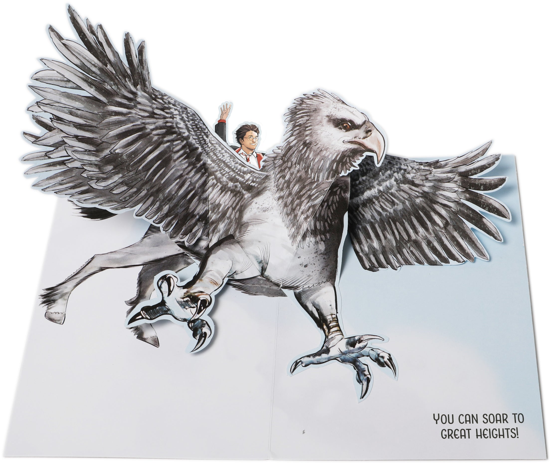 Harry Potter Buckbeak 3D Pop-Up Greeting Card - Magical Birthday & Christmas Gift for Fans, Collectible for Scrapbooking & Home Decor