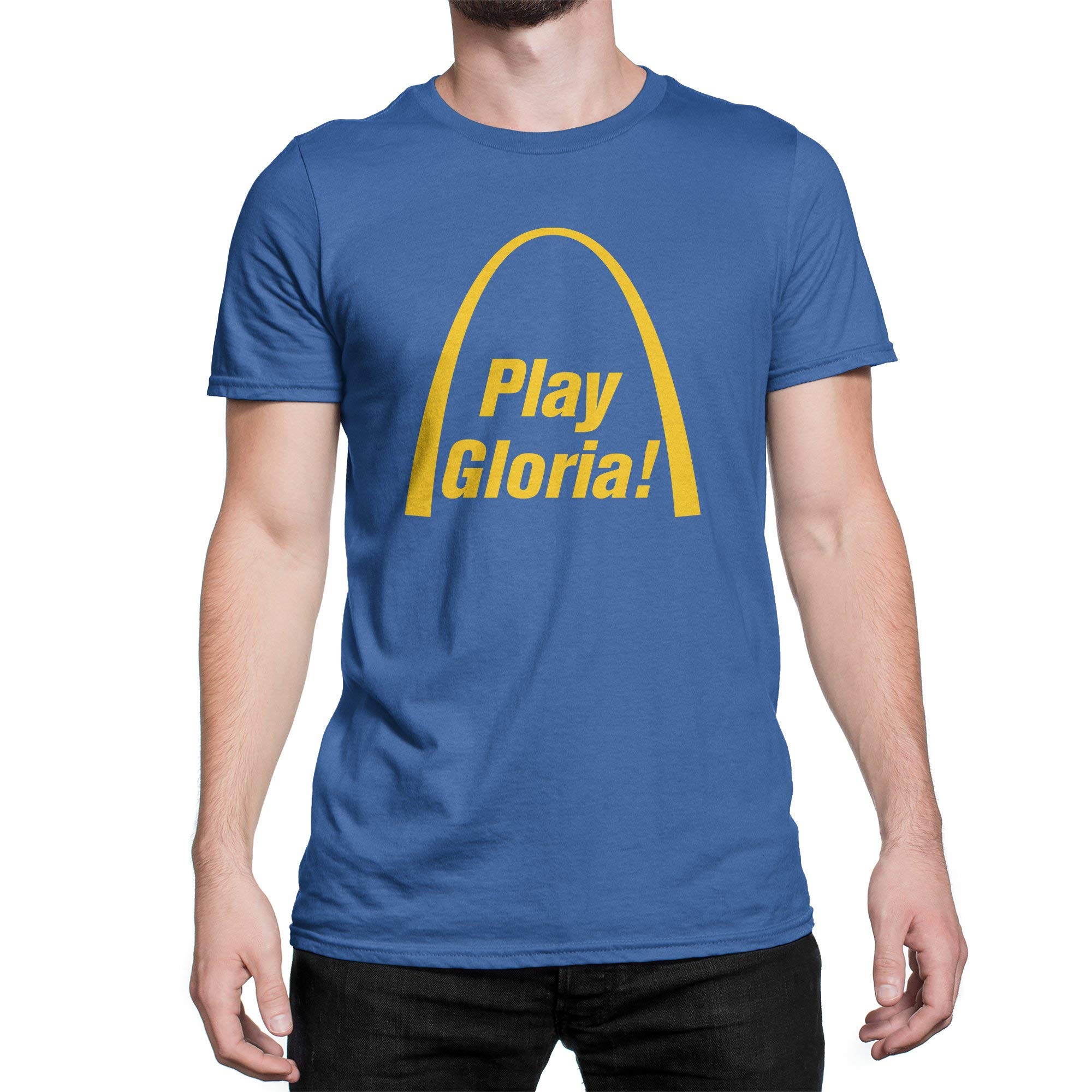 Play Gloria St. Louis Blues Hockey T-Shirt - Official NHL Fan Apparel for Men & Women - Perfect for Hockey Games, Sports Bars & Fan Events