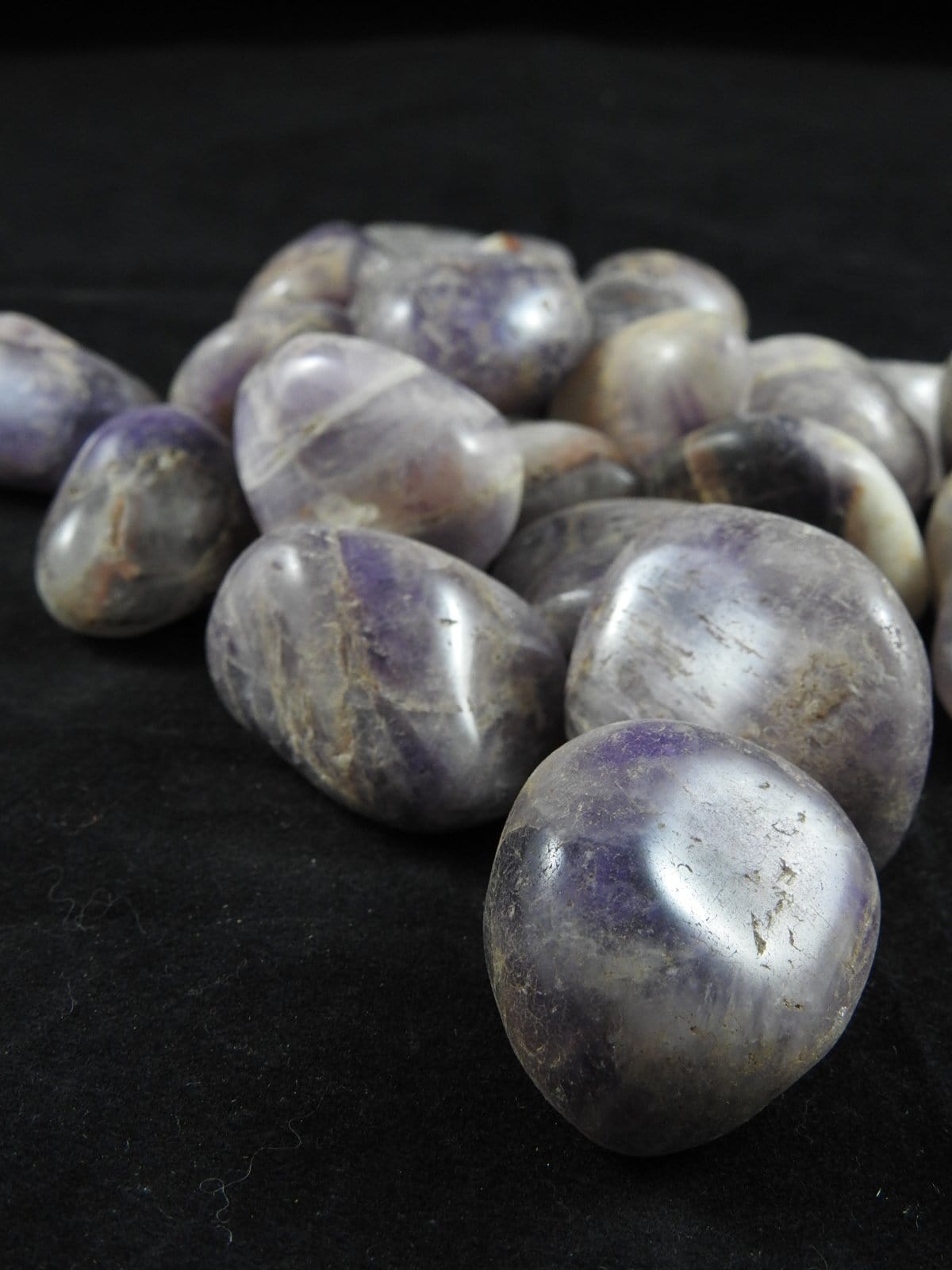 Natural Amethyst Loose Gemstones - Polished Purple Quartz Crystal for Jewelry Making, Healing & Meditation | DIY Crafts, Chakra Balancing, Home Decor