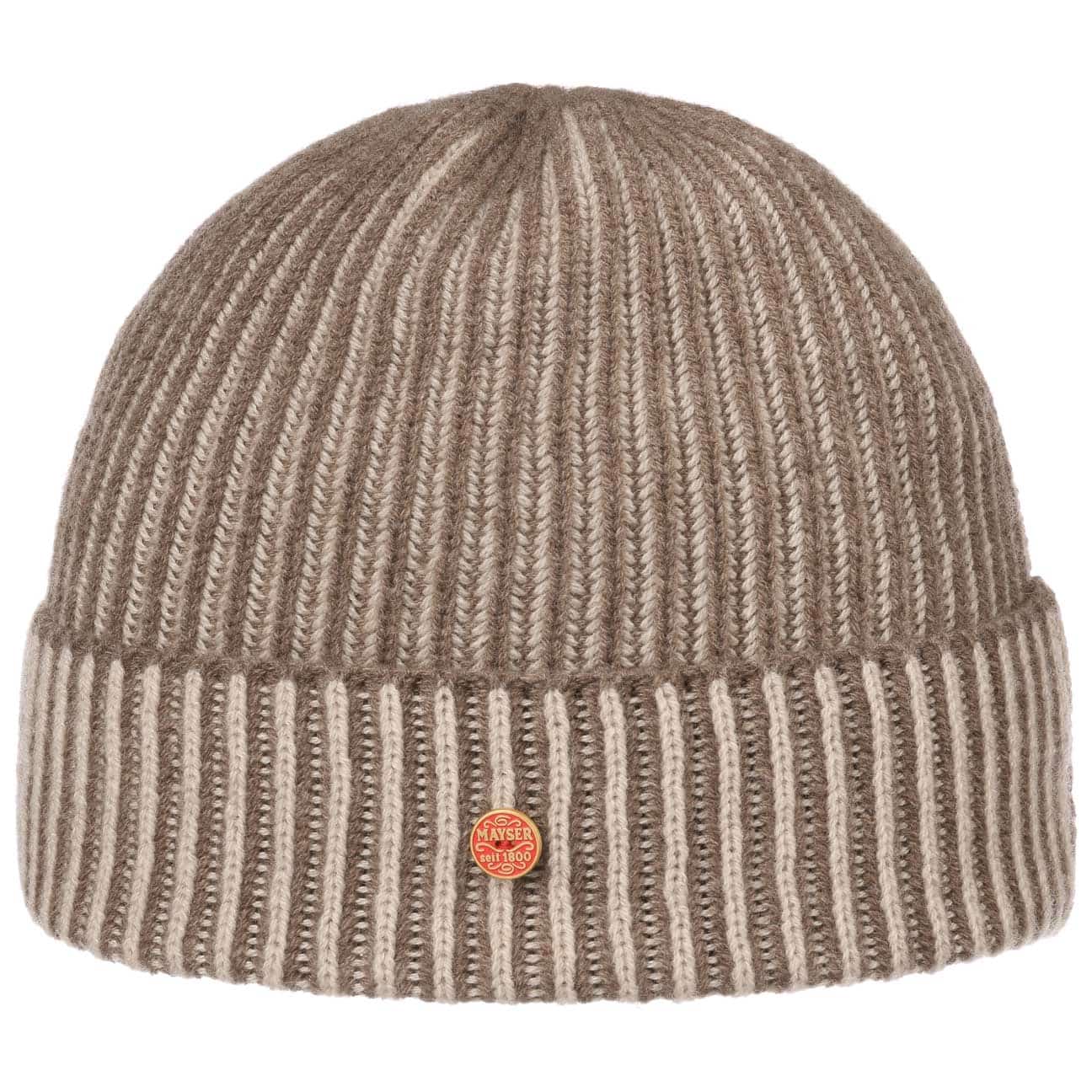 Luxury Harper Cashmere Beanie Hat by Mayser - Soft Winter Knit Hat for Women & Men - Perfect for Skiing, Snowboarding & Cold Weather Fashion