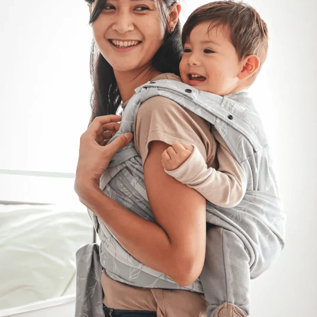 Meh Dai Baby Carrier - 3 in 1 Adjustable Sling Wrap for Newborn to Toddler - Stylish Pattern Designs - Perfect for Hands-Free Parenting, Shopping & Outdoor Adventures