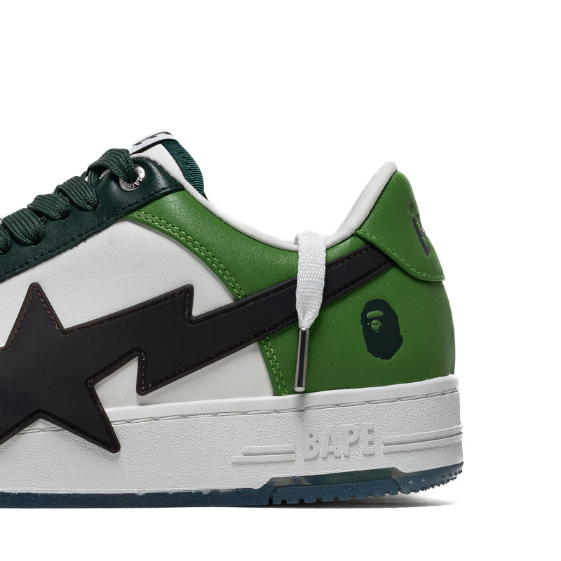 Bape Sta OS Sneakers - Green Camo Streetwear Shoes for Men & Women | Casual Wear, Hip Hop Fashion, Urban Lifestyle