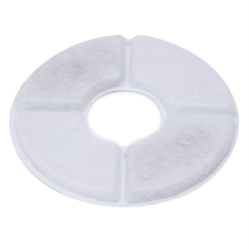 SS SUNSBELL 8-Pack Replacement Water Fountain Filters - White Sponge Filter Set for Pet Drinking Fountains | Compatible with Most Pet Water Dispensers | Improves Water Quality & Reduces Algae Growth