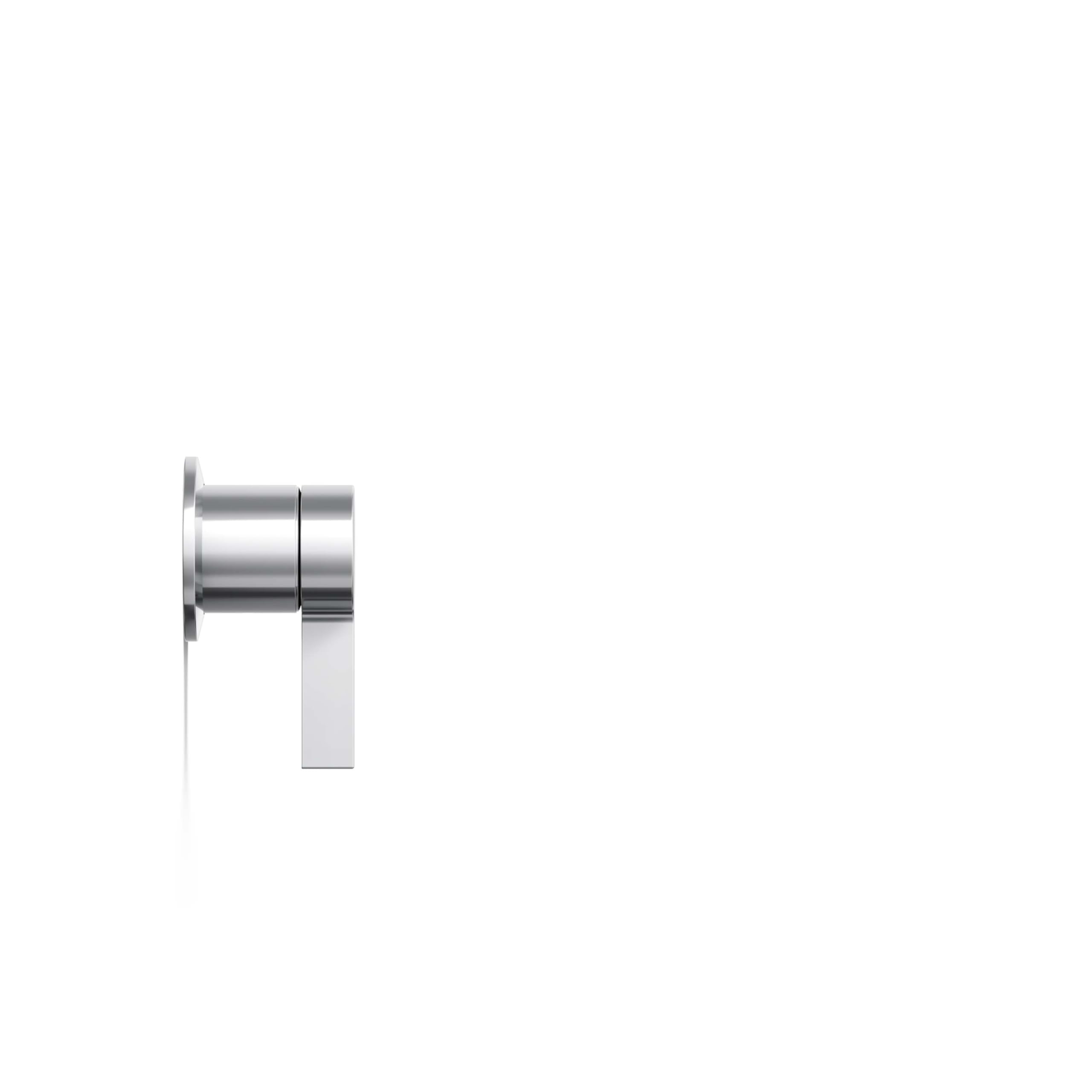 KOHLER Wall-Mount Bathroom Sink Faucet Handle - Modern Single Hole Bath Faucet with Lever Handle for Powder Room, Guest Bath & Small Spaces