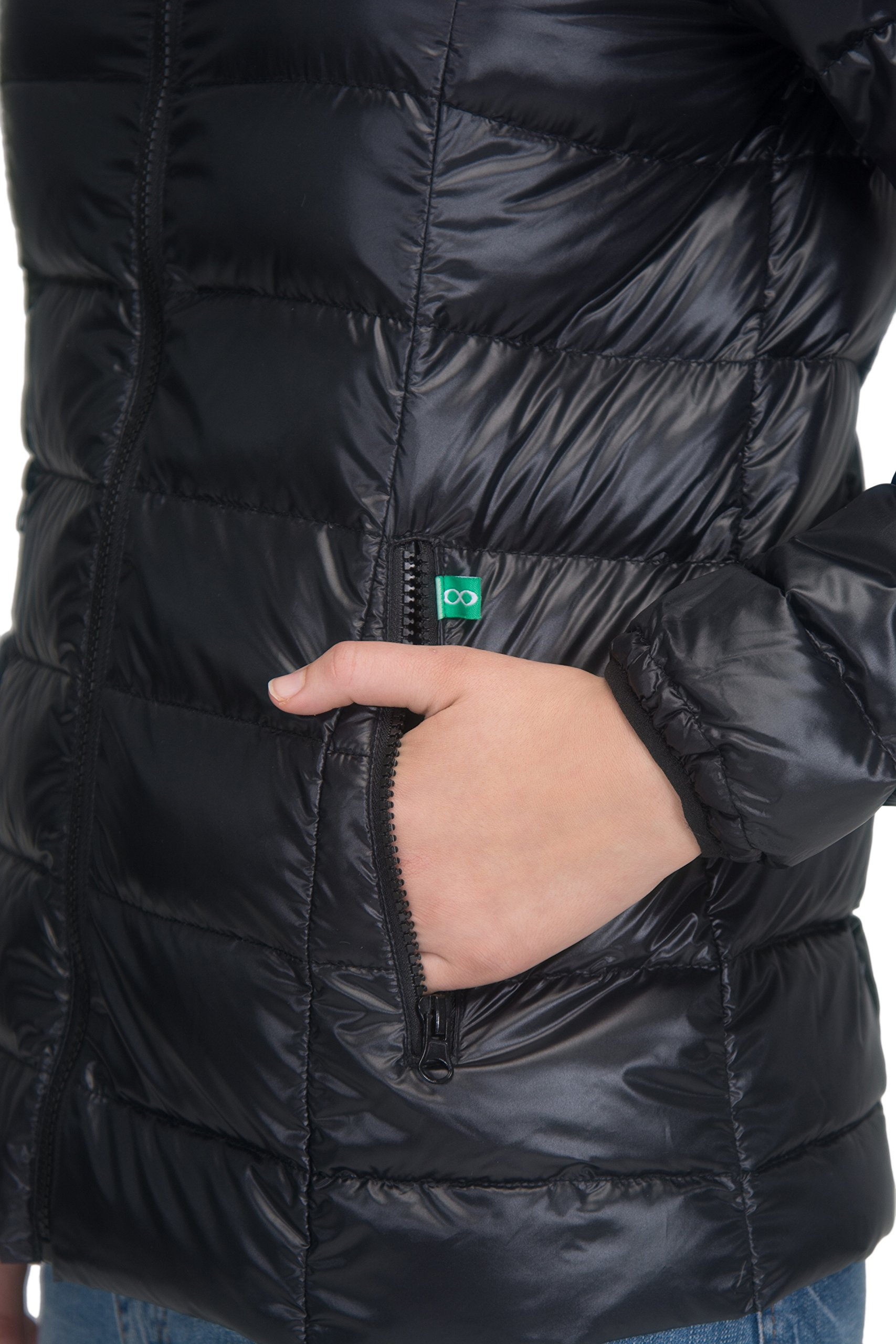Maternity Down Jacket with Patented 3-in-1 Extender Panel for Pregnant Women & Baby Wearing Moms - Perfect for Winter Outdoor Adventures & Nursing Comfort