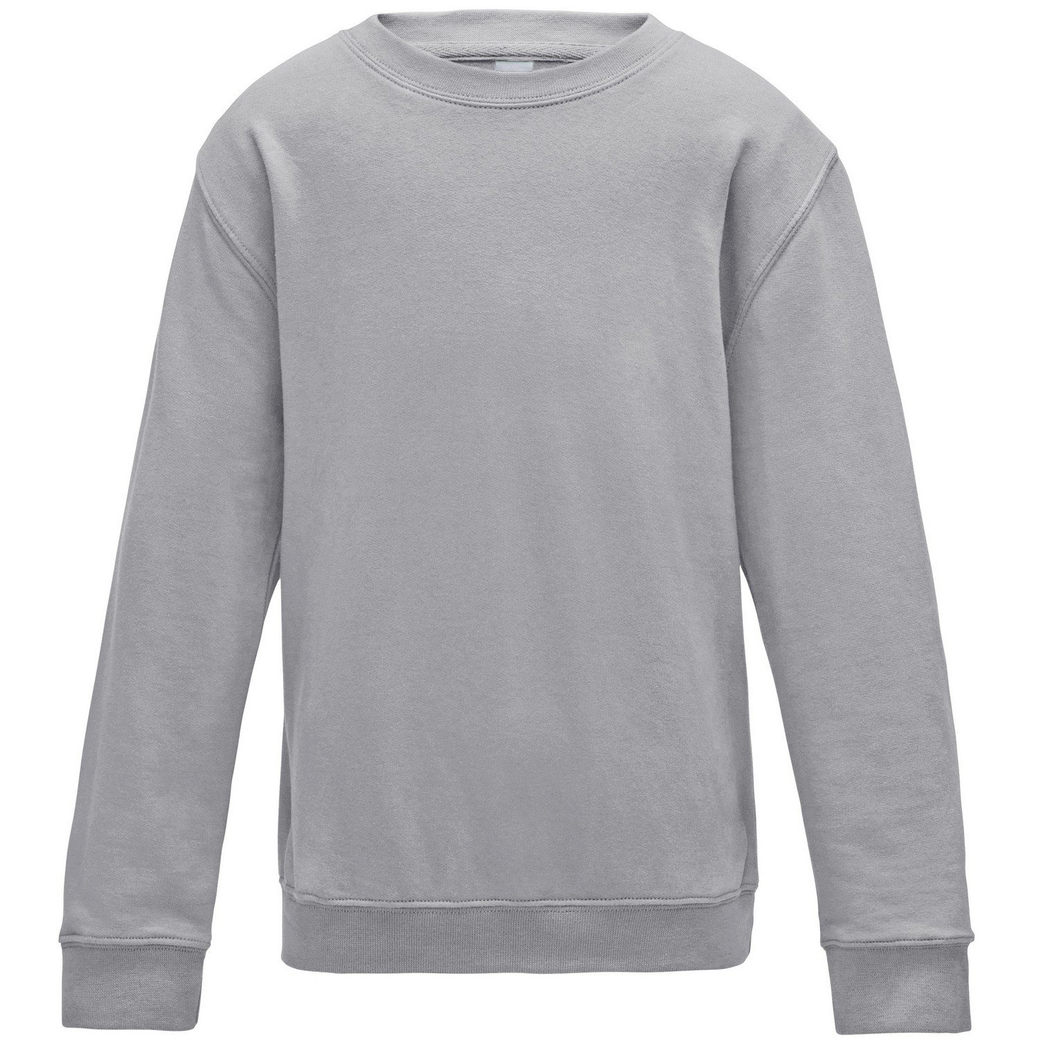 Kids Plain Crew Neck Sweatshirt - AWDis Just Hoods Children's Pullover for Boys & Girls | Perfect for School, Playdates & Casual Wear