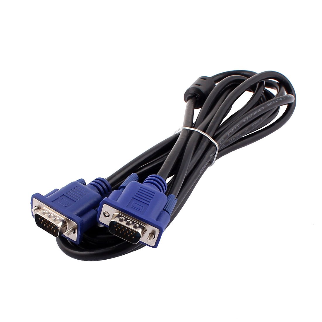 uxcell 2.5M 15-Pin VGA Male to Male Extension Cable for Monitor, Projector, PC - High Quality Video Connection for Home Office, Gaming & Presentations