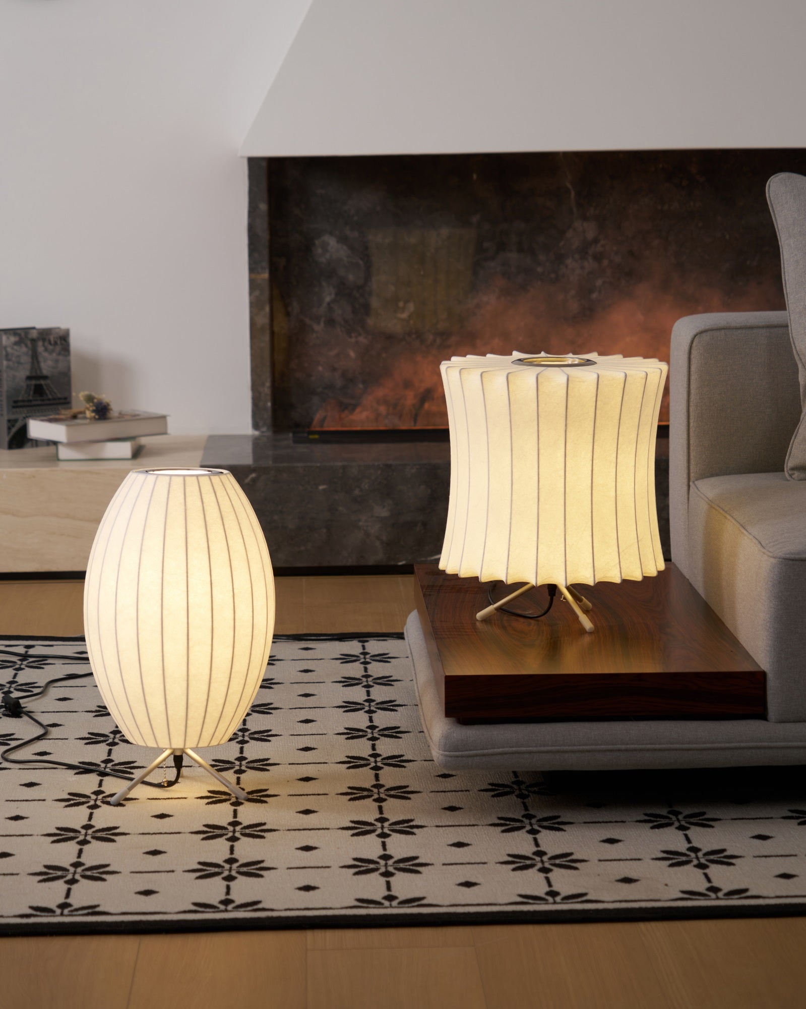 Nelson Tripod Table Lamp - Modern Adjustable LED Desk Light for Home Office, Bedroom & Living Room - Perfect for Reading, Working & Decor