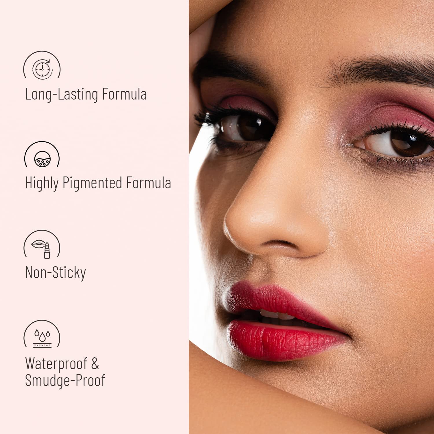Swiss Beauty Ultra Smooth Matte Liquid Lipstick - Long Lasting, Weightless, Silky Finish - Ruby Red Shade (6ml) - Perfect for Everyday Wear, Parties & Special Occasions