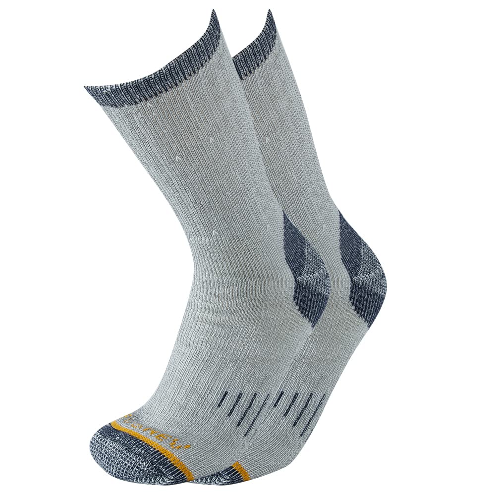 Premium Merino Wool Men's Crew Socks - Warm & Breathable Athletic Socks for Hiking, Trekking, Camping - Ideal for Outdoor Adventures & Winter Sports