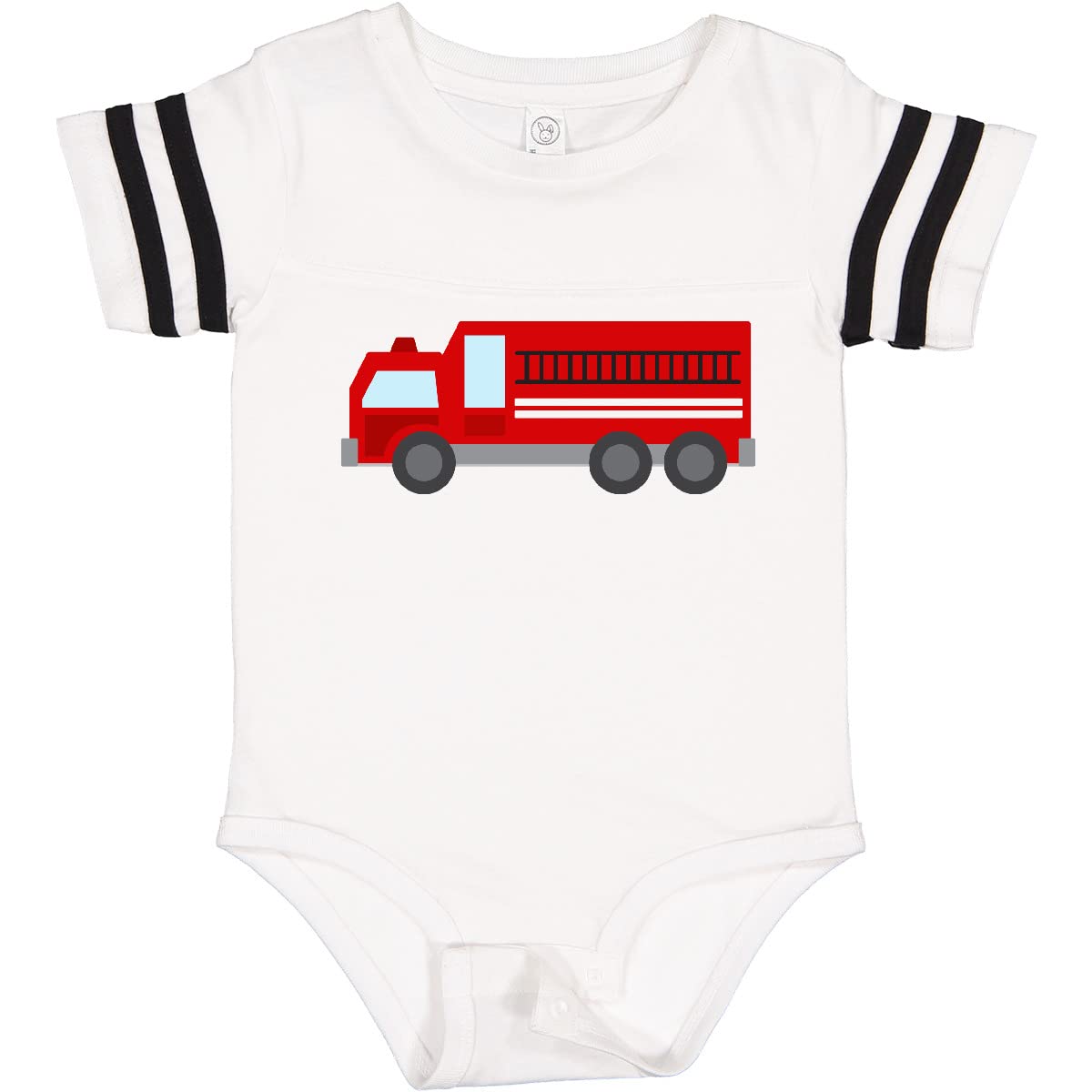 Inktastic Fire Truck (Red) Baby Bodysuit - Cute Infant Onesie for Boys & Girls - Perfect for Firefighter-Themed Parties, Photo Shoots & Everyday Wear