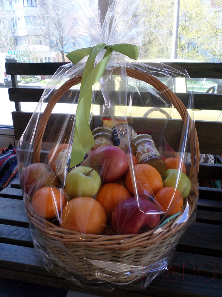 Premium Chocolate, Cheese & Fruit Gift Basket - Perfect for Holidays, Birthdays & Corporate Gifting
